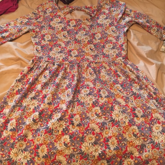 Fit and flare floral dress