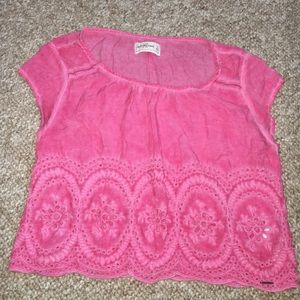 Pink Abercrombie top