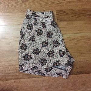 Patterned skorts