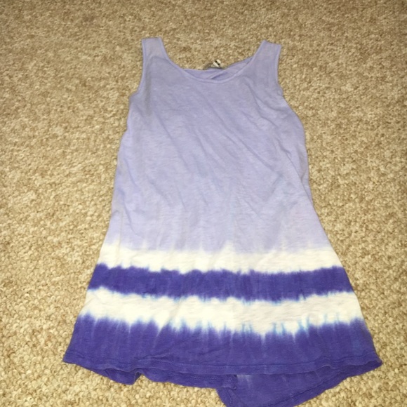 Lavender and dark purple tank top