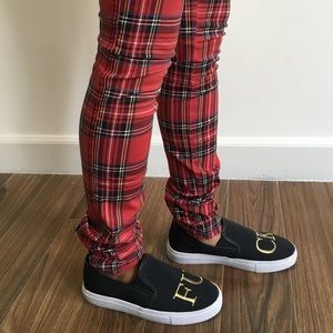 Tripp nyc Pants - Tripp NYC Red Plaid Pants 25 Tripp nyc Pants - Tripp NYC Red Plaid Pants 25