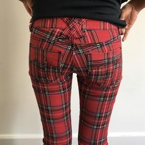 Tripp nyc Pants - Tripp NYC Red Plaid Pants 25 Tripp nyc Pants - Tripp NYC Red Plaid Pants 25