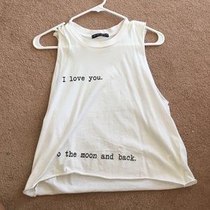 Brandy Melville "I Love You" Tank