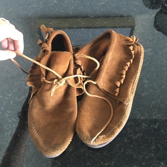 Minnetonka fringe booties