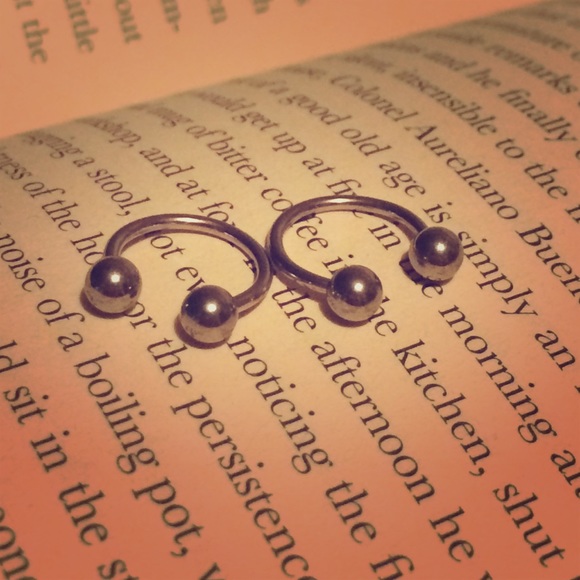 14 gauge Circular barbell earrings