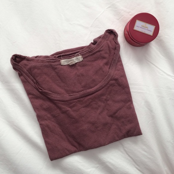 Urban Outfitters Maroon Crop Top
