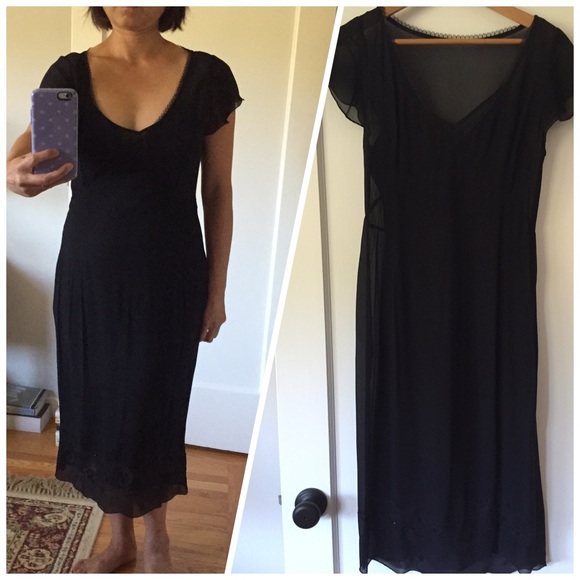 Jigsaw silk midi dress