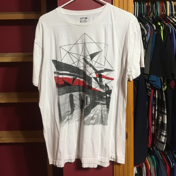 White Graphic Tee