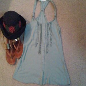 Summer top sage green