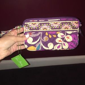 Vera Bradley wristlet in plum crazy
