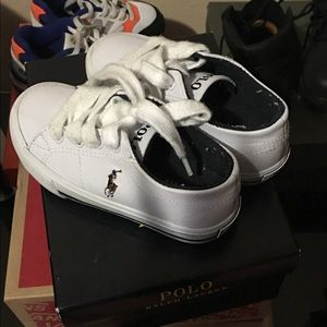 White toddler boy sneakers