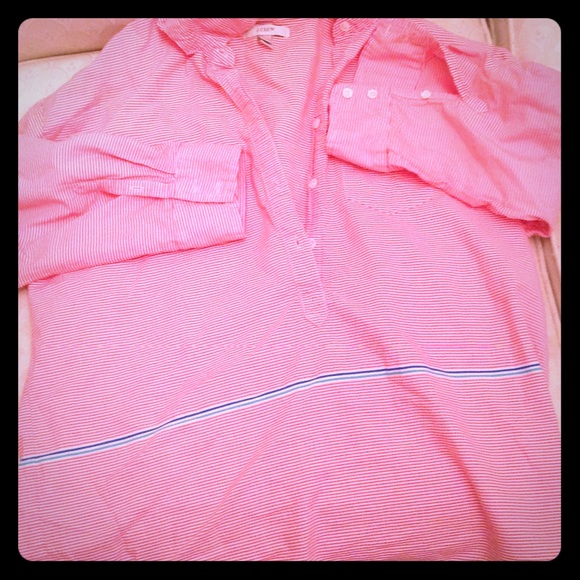 Jcrew boyfriend popover button down