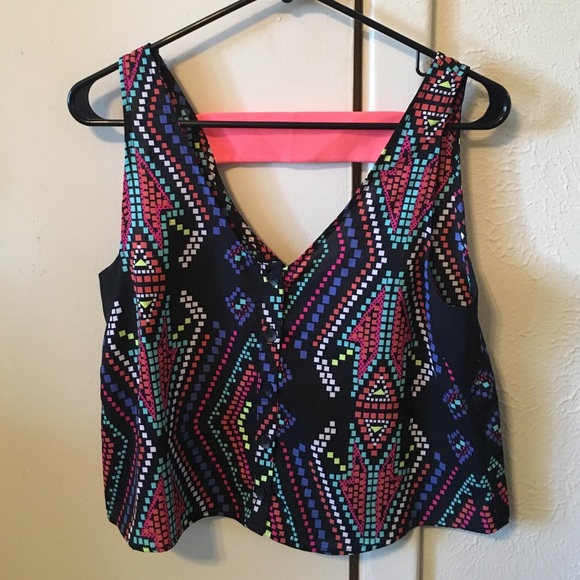 Colorful crop top
