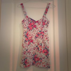 Free People light blue floral print mini dress