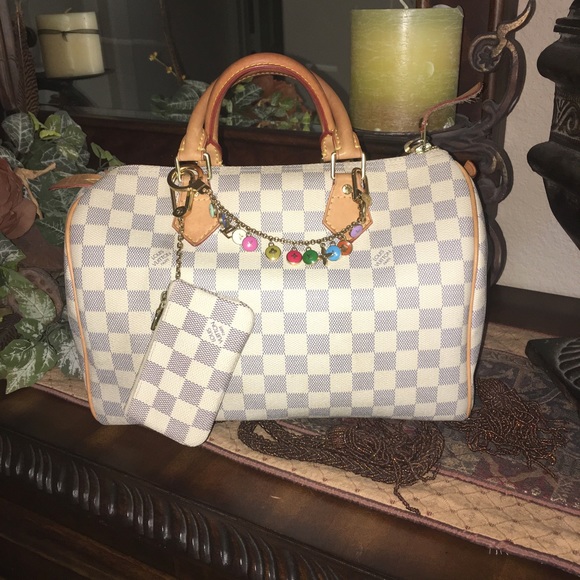 Louis Vuitton damier Azur speedy 30 Handbag only - Picture 4 of 4