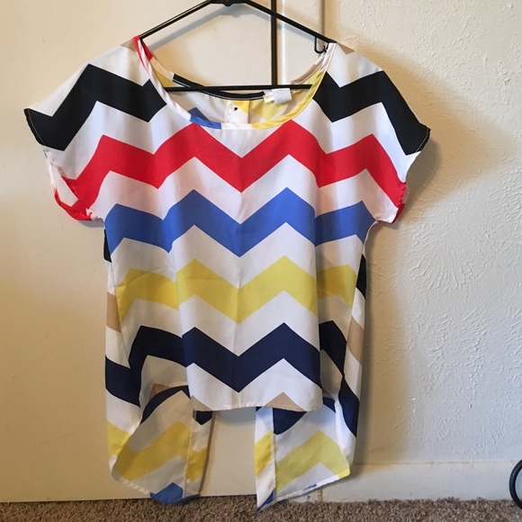 Chevron crop top