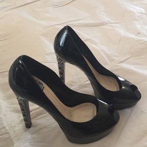 Authentic Christian Dior Cannage Metal Heels