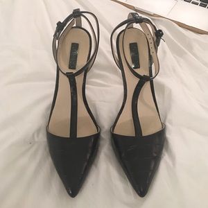 Topshop Leather Alligator Sandals