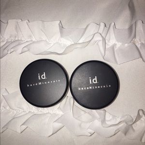 two bare minerals powders