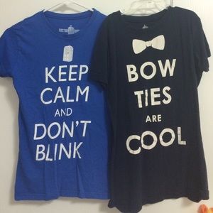 Doctor Who graphic t shirt bundle