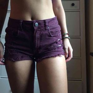 American eagle high waisted shorts