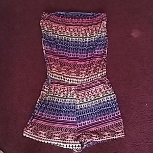 F21 Rainbow romper