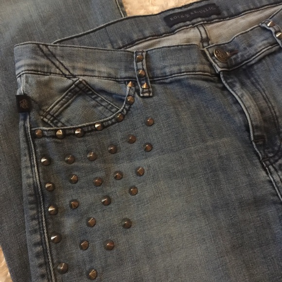 Rock & Republic Studded Jeans