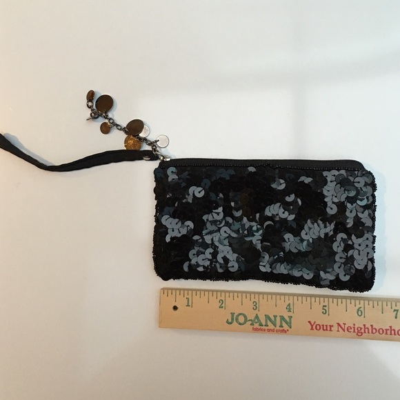 Old Navy satin and sequin wristlet. NWOT