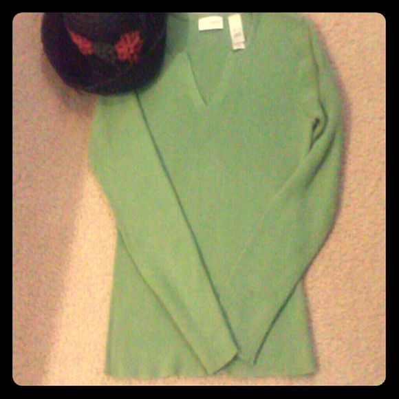 Olive green sweater