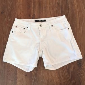 Big Star "Remy" white denim shorts