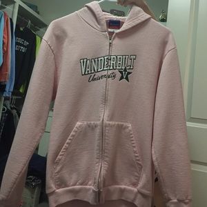 Vanderbilt University Pink Zip Up
