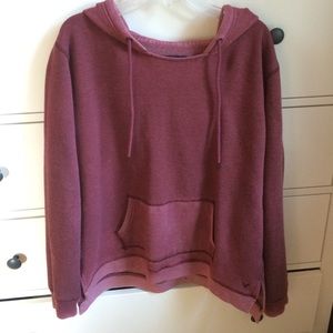 American eagle burgundy hoodie