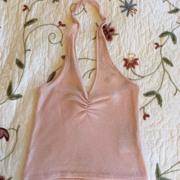UO Peach Halter Tank