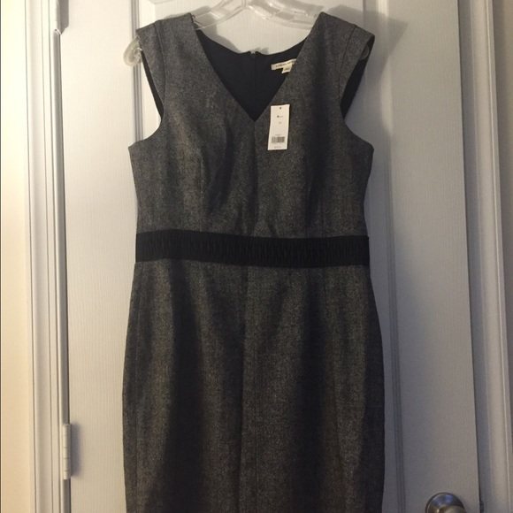 banana republic womens grey dress