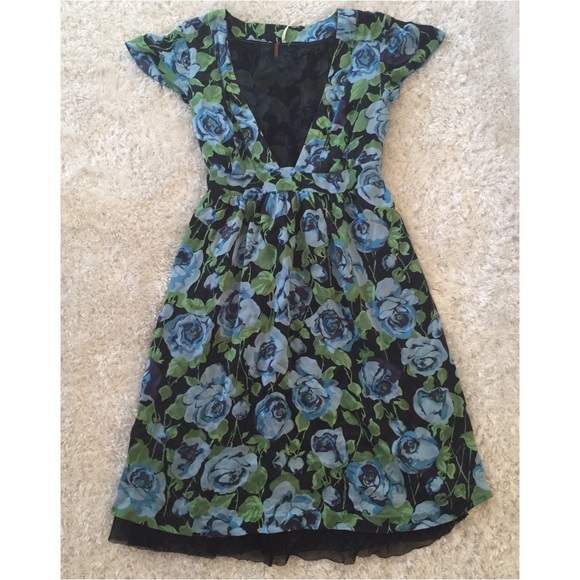 Free People 100% Silk Dress