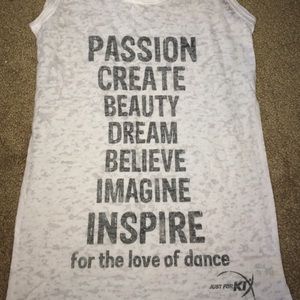 Burnout Dance tank top