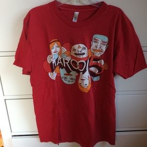 Maroon 5 concert tshirt