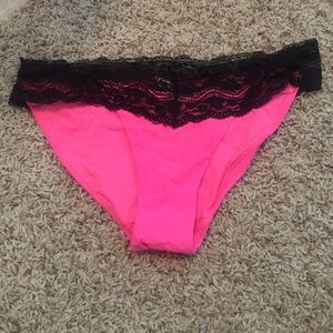 VS PINK ruched back swim bikini bottom (cheeky)