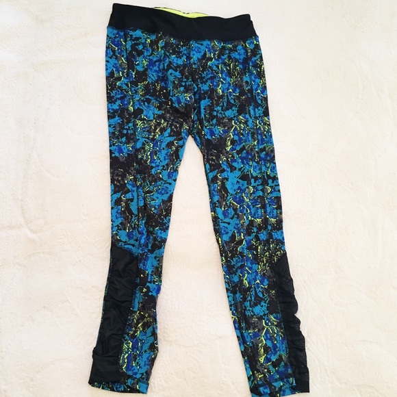 💙NEON RBX RUNNING LEGGINGS WITH MESH DETAIL💙
