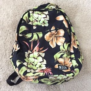 Neff floral backpack