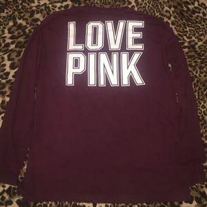 Sold! VS Pink Long Sleeve Shirt