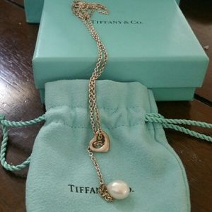 Authentic Tiffany Elsa Peretti Open Heart Lariat