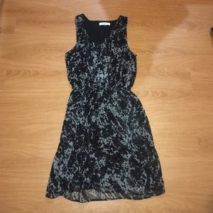 Black and grey dress