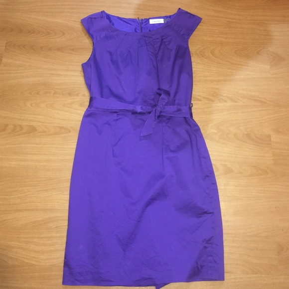 Purple Calvin Klein dress
