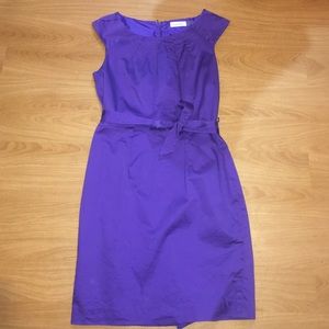 Purple Calvin Klein dress