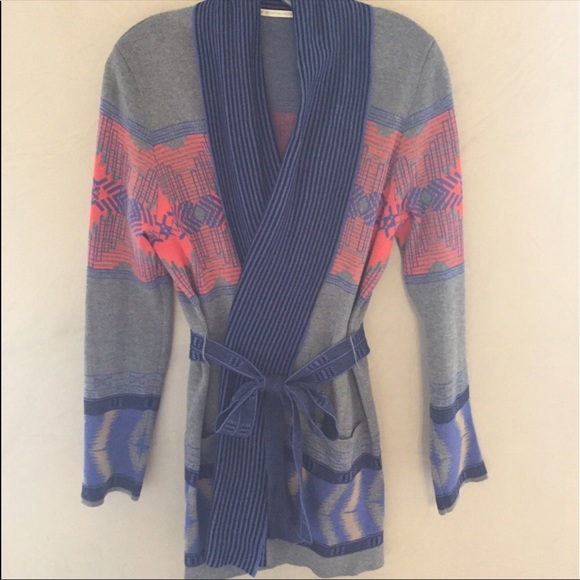 Cynthia Vincent Aztec Cardigan - Picture 3 of 6