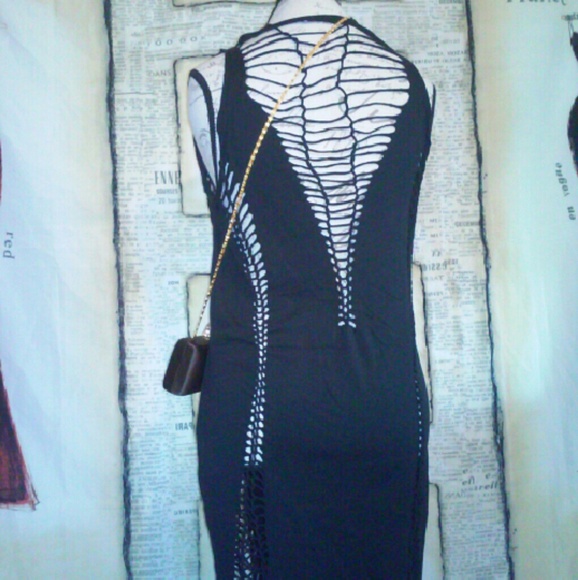 Sexy evening-Cutout dress - Picture 2 of 4