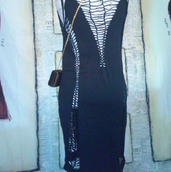 Sexy evening-Cutout dress - Picture 3 of 4