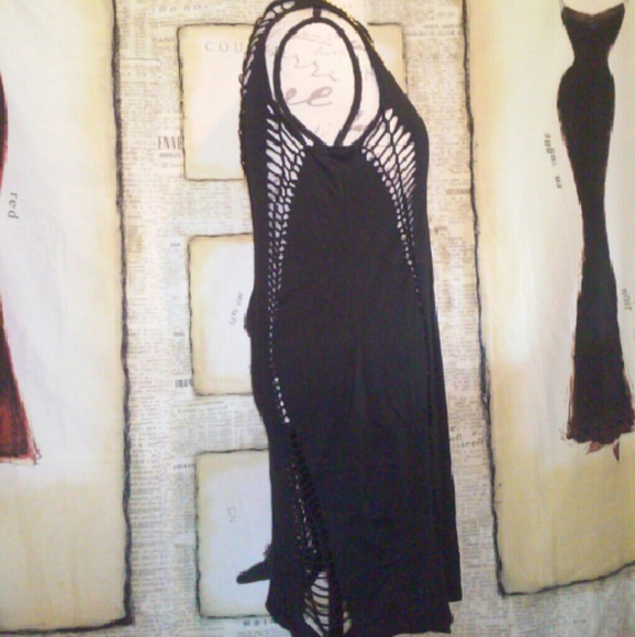 Sexy evening-Cutout dress - Picture 4 of 4