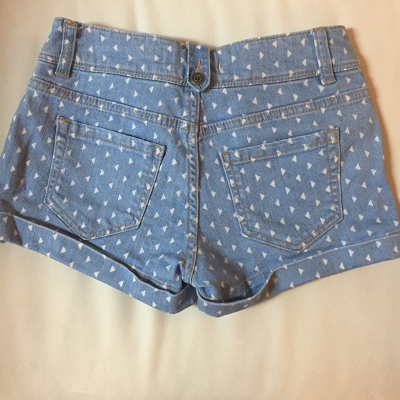 Printed Jean Shorts - Picture 2 of 4